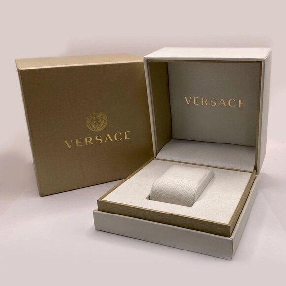 VERSACE VFG190016 Mystic sports black SS/Gold Plated QZ - Picture 7 of 8